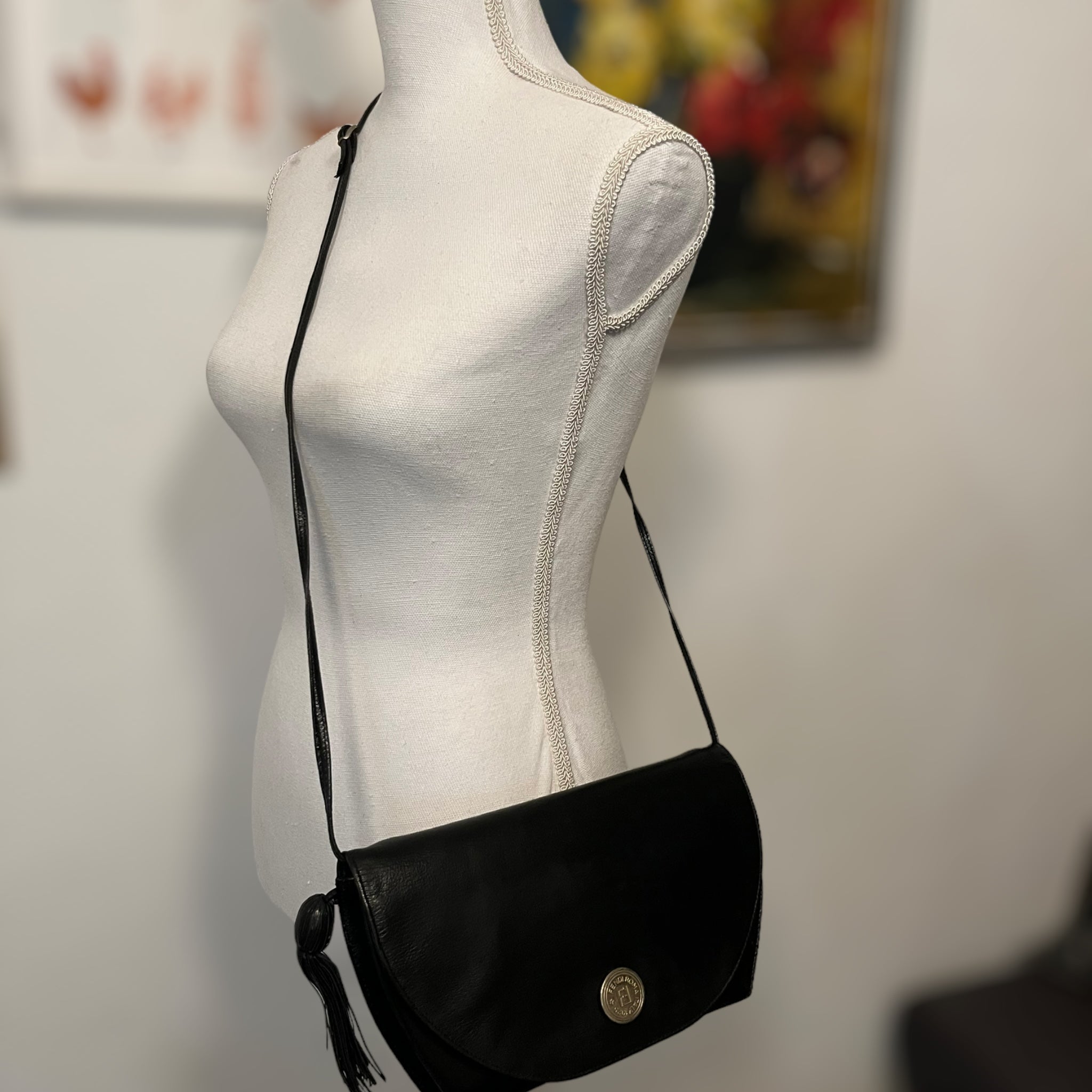 Fendi Leather Crossbody Bag