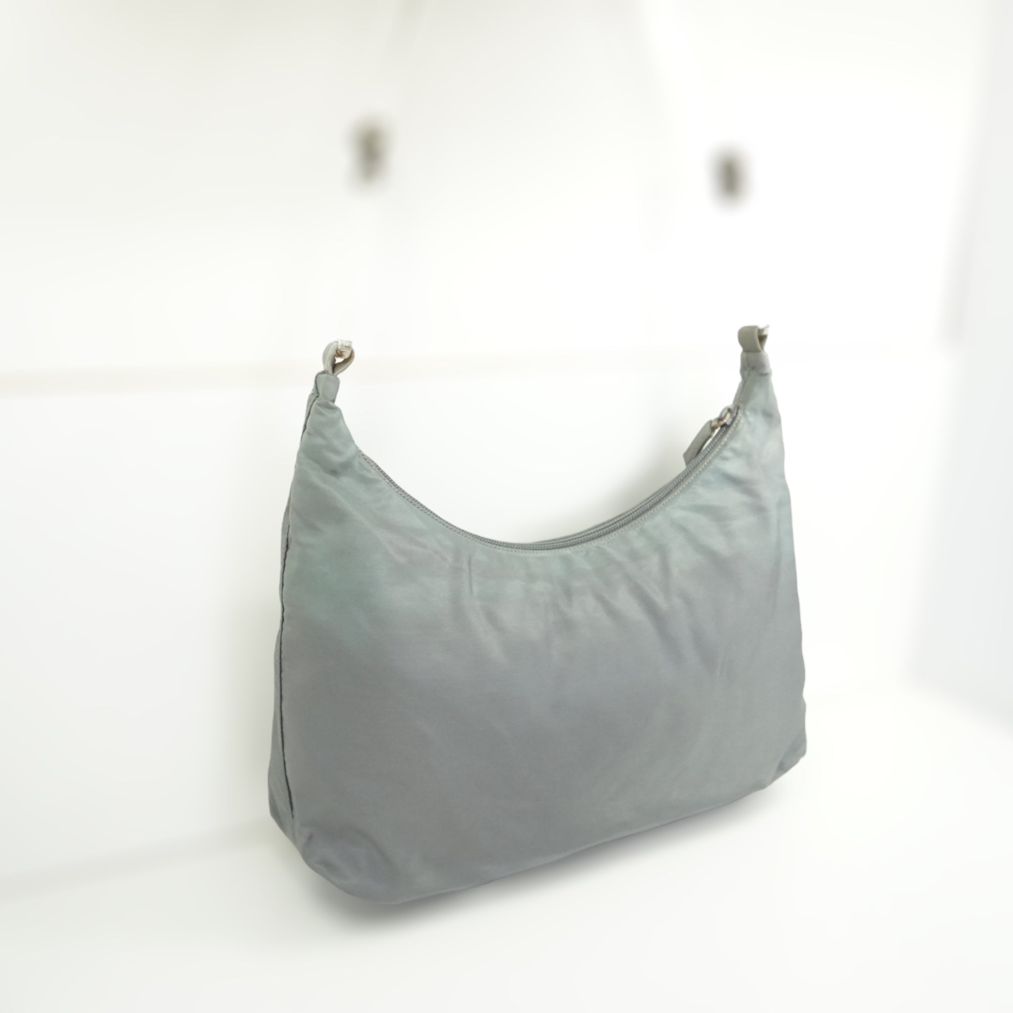 Prada Gray Shoulder Bag