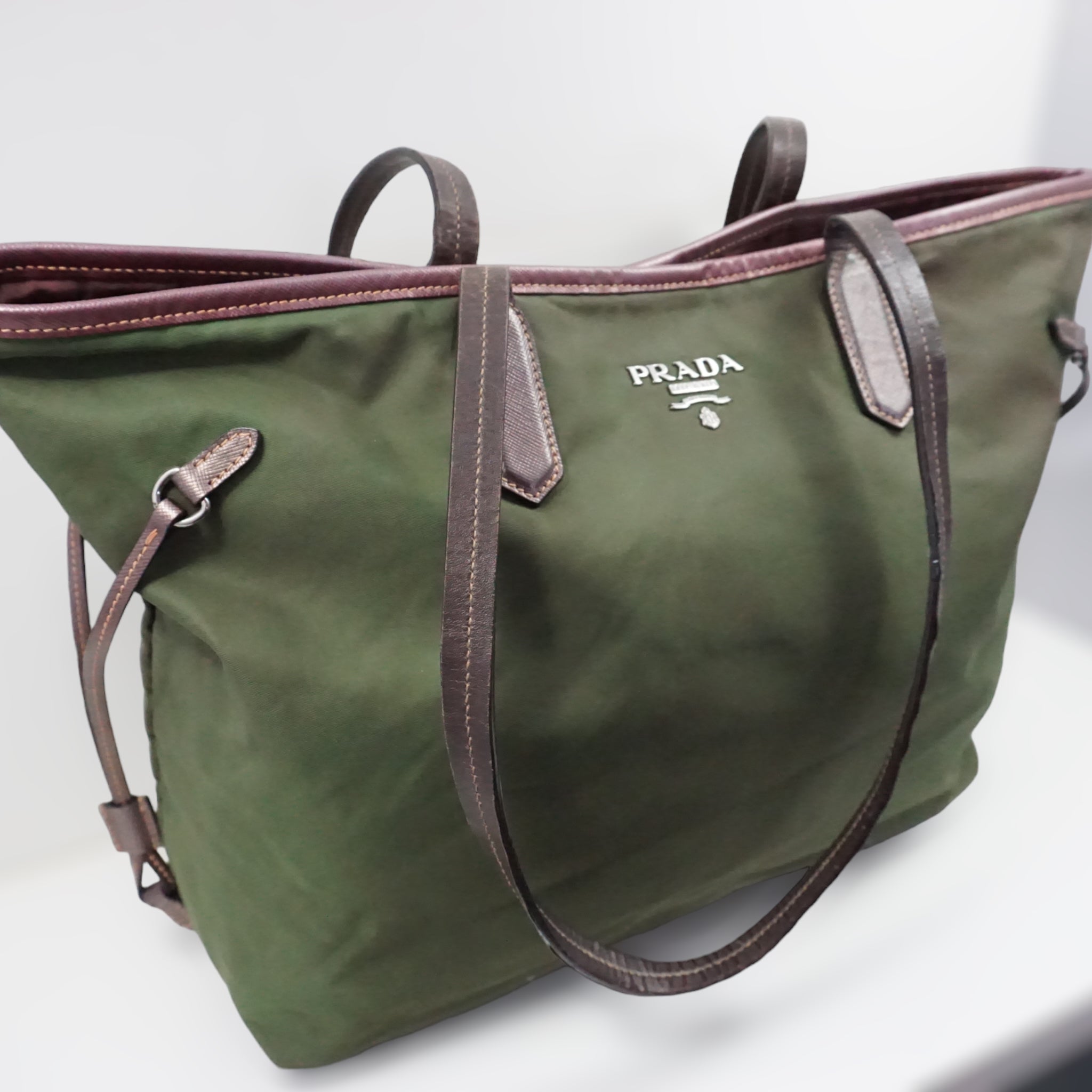 Prada army 2025 green bag