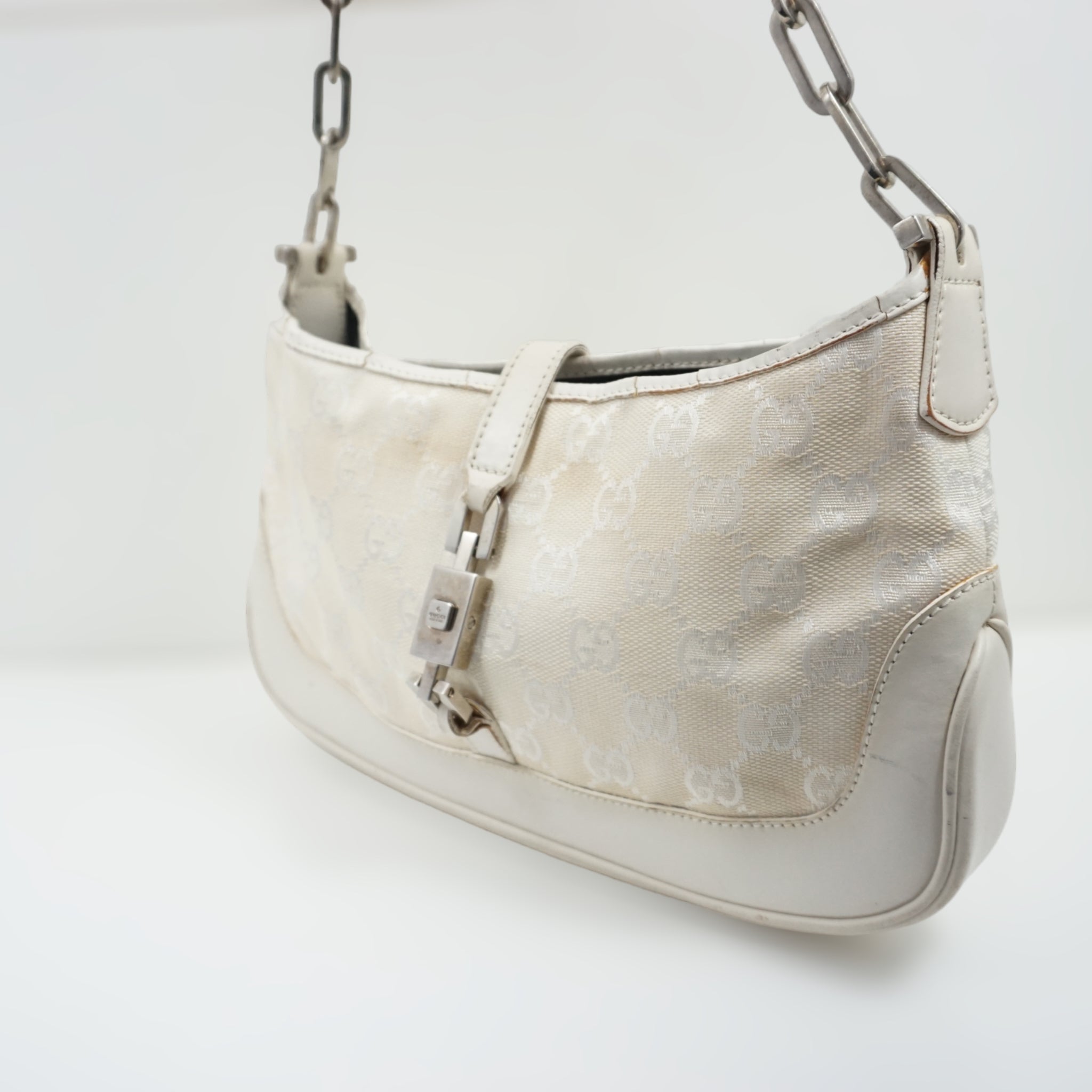 Gucci White Shoulder Bag