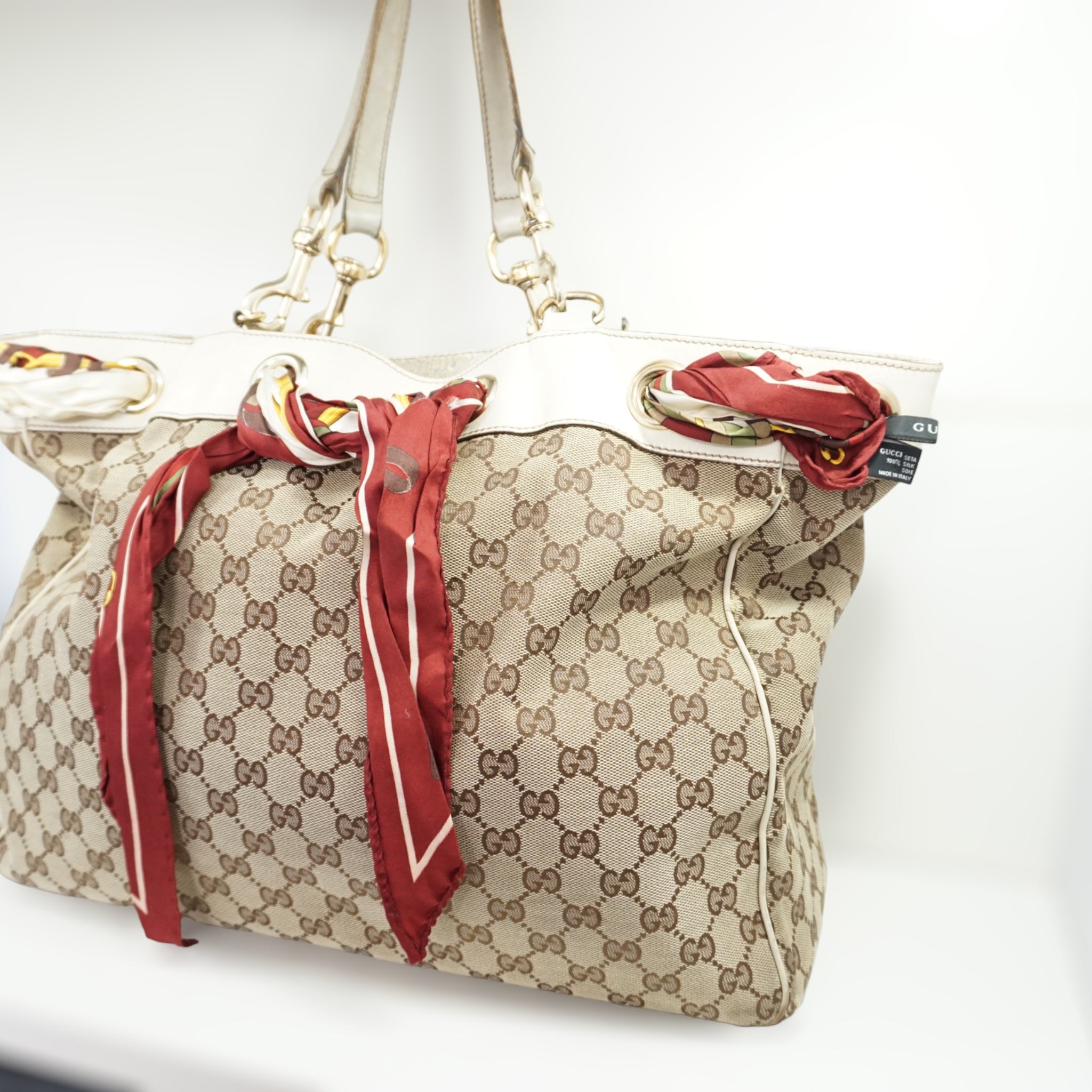 Gucci Scarf Tote Bag