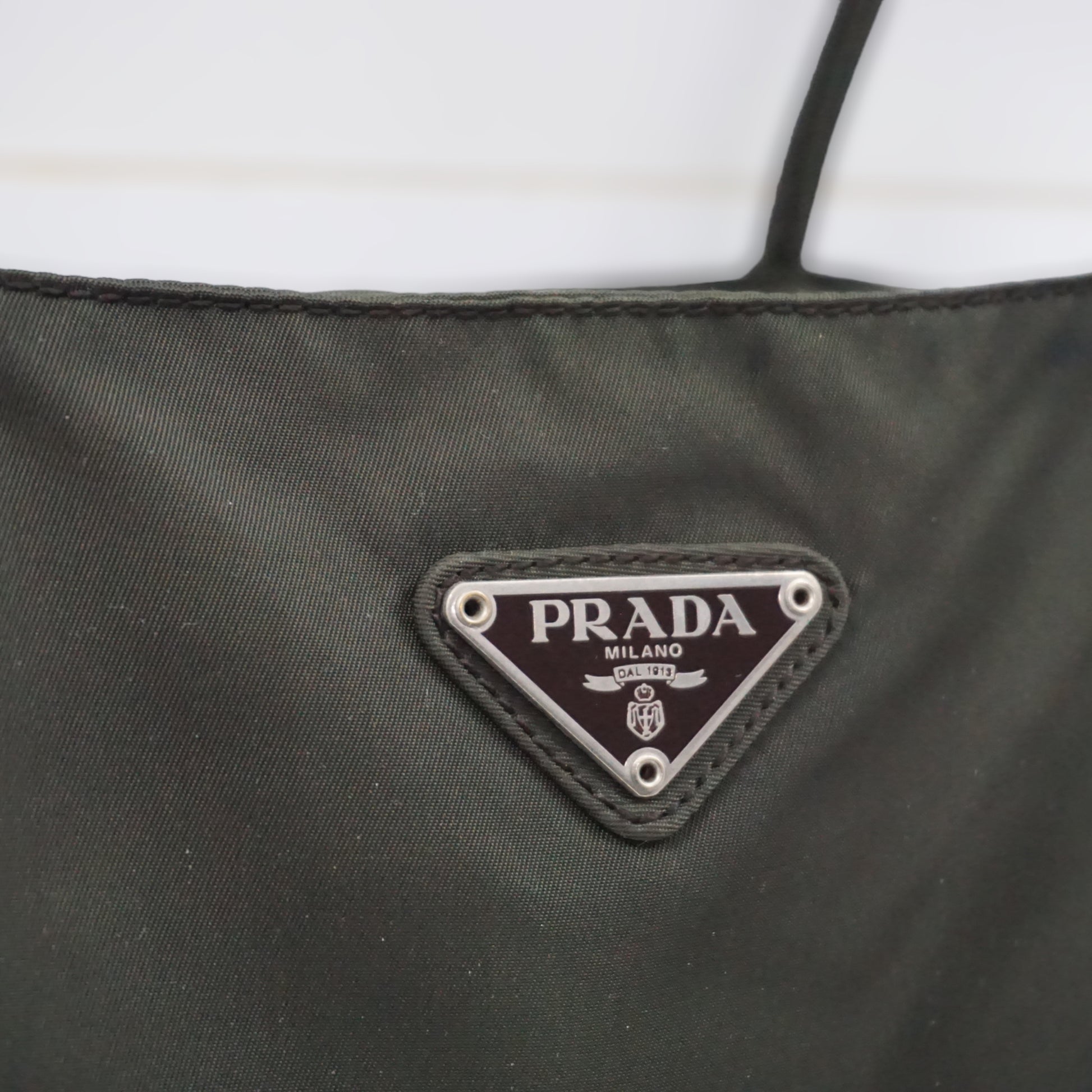 Prada Pre-Owned Black Tessuto Nylon Crossbody Bag